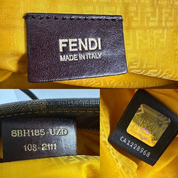 💯Authentic Fendi Roll Tote Zucca Coated Canvas Large🍀 - Picture 5 of 16